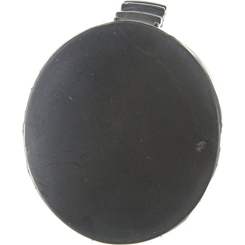 Front Bumper Tow Hook Cover Compatible with Toyota Yaris 07-12 Black Sedan