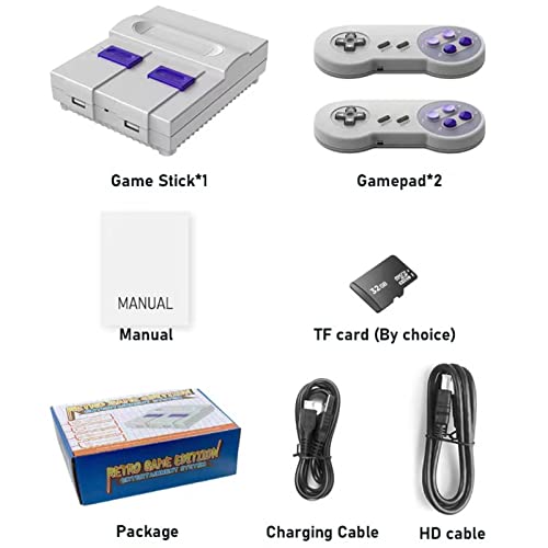 Super Retro Game Console, Wireless Handheld Console, 2000+ Min Classic Game Console, 2.4G Wireless Controllers, Hdmi Output 4K Tv Video,Ideal Gift For Kids And Adults. #TOP7