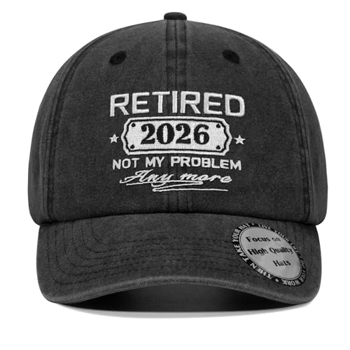 Image of Retirement Gifts for Men,2026 Retired Hat for Dad Coworkers Friends