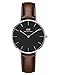 Produktbild Daniel Wellington Damen Analog Quarz Uhr mit Leder Armband DW00100177