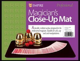 Tapis de close-up noir tapis de magie pour manipulation de cartes et pieces
