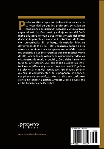 La articulación necesaria: Docencia e investigación en las Facultades de derecho: 5