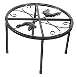 VINTORKY Estante para Estante De Flores De Hierro Jardinera Soporte para Tazón De Pollo Soporte para Macetas Estante De Maceta Porta Macetas Planta Planchar Bandeja De Almacenamiento
