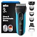 Braun Series 3+ Electric Foil Shaver for Men, Wet & Dry, 3010BT
