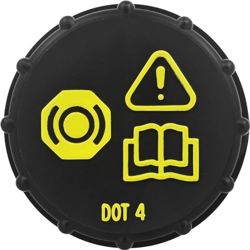 Pulchra Car Brake Fluid Bottle Cap Car Brake Fluid Reservoir Cover Car