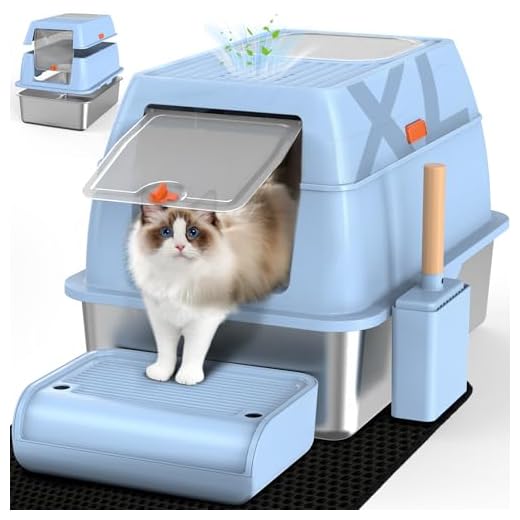 SZEETECH XL Stainless Steel Litter Tray