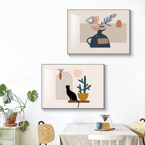 Cacher tableau électrique : boîte de distribution murale décorative G 60 cm - 2
