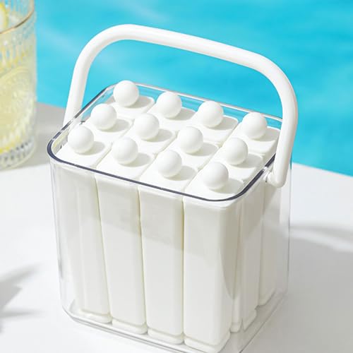 Set para hacer paletas de silicona con caja de almacenamiento miniatura 7