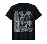 Space Launch Artemis SLS Rocket Science Equations T-Shirt