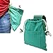 Serlium Foraging Bag Foldable Outdoor Camping Storage Canvas Waxed Foraging Pouch Mushroom Bags Foraging Bag Waist Hanging Fruit Picking Tool Bag for Outdoor Traveling Camping