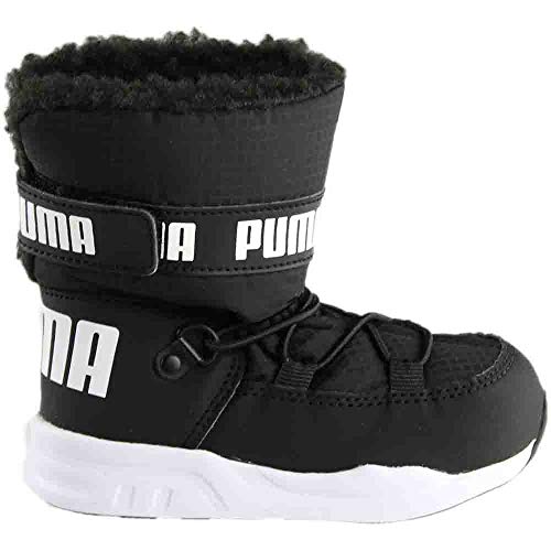 PUMA Baby Trinomic Boot Fashion Black Black, 5 M US Toddler2