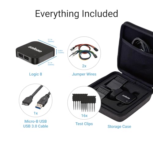 Logic Pro 8 (Schwarz) - Saleae 8-Kanal Logikanalysator