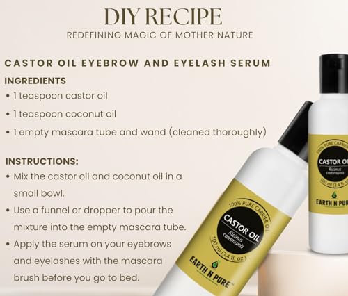 Image of Earth N Pure Pack of 2 Oils - Castor 100 ml and Jojoba 30 ml