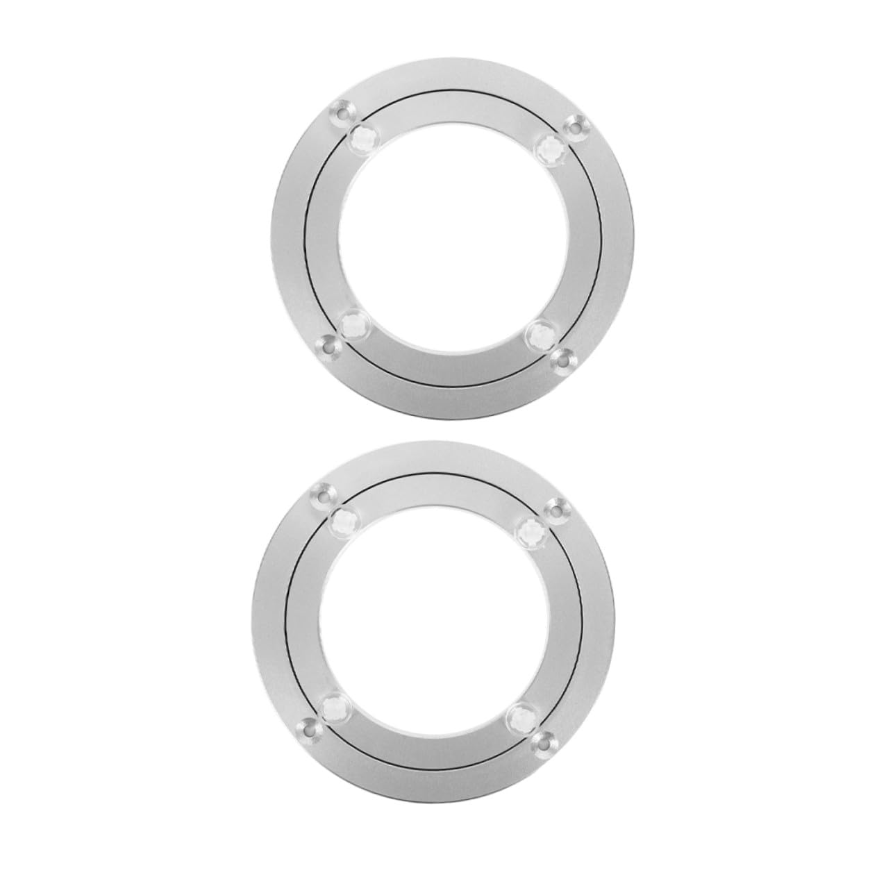 Plateau Tournant Robuste 5, 5 Pouces, Alliage D'aluminium, 2 Pièces
