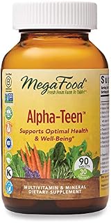MegaFood - Alpha-Teen, Multivitamin Designed to Support Teenage Boys and Girls' Development, Growth