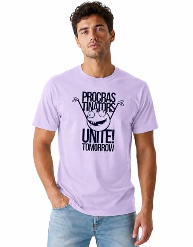 Image of Vastrio Unisex Procrastinators Unite Graphic Regular Fit Cotton T-Shirt