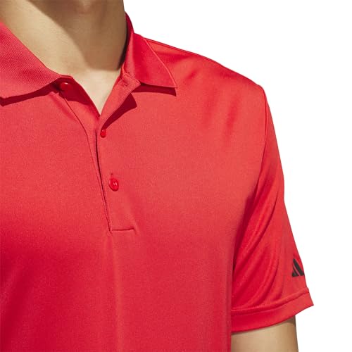 adidas Herren Core Performance Primegreen Polo Shirt, Collegiate red, XS – Ansicht 6