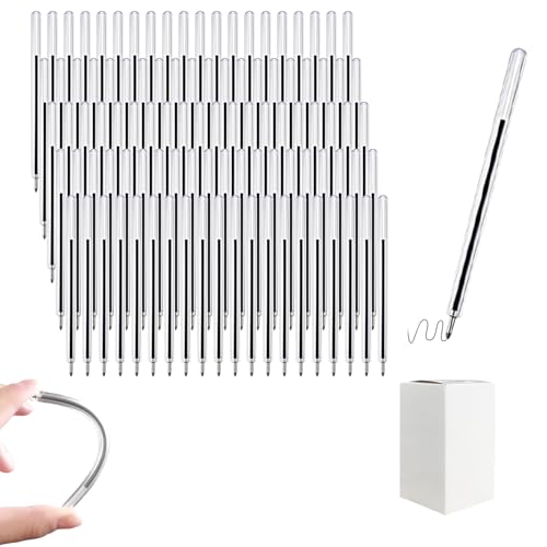 Rubierine 100 PCS Flexible Safety Pens – Bendable Soft Rubber Writing Pens with Black Ink, 3.8 Inches, Non-Lethal Correctional Paper Pens for Mental Health Facilities, Schools, Jails, and Prisons