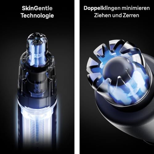 Braun Ohren Und Nasenhaartrimmer, Trimmer mit Doppelklingen, EN21, Grau – Ansicht 3
