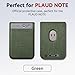 Replacement (Not for Note Pro) Magnetic Carrying Leather Case for Plaud Note AI Voice Recorder – Thin Phone Wallet Attachment, Compatible with All Phone (Original Equipment Included)