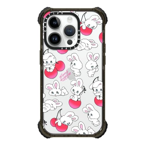 CASETiFY Eg CpNg iPhone 14 Pro P[X [MILKi (5x MIL-STD-810G) / 3.5m̗NA] - Cherry Mix - NAubN
