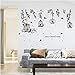 Gamloious Vine Jaula del pájaro Pegatinas de Pared Arte de la Etiqueta Decoración Mural Vinilo removible