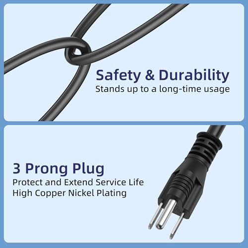Cable de Alimentación UL AC compatible con inyector PoE++ Gigabit de 60W cudy Modelo POE300 US miniatura 3