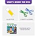 Clever Fox Play Snip & Shape Scissor Skills Activity Book for Kids Ages 3 4 5 6 7 – Arts & Crafts Kit with Safety Scissors for Toddler – 30 Preschool Cutting Craft Activities for Boys & Girls