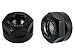 ZXHAO ER20 Clamping Hex Nuts Black Hole Metal Collet Nut Chuck Repair Parts 2Pcs