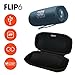 JBL FLIP 6 Waterproof Portable Speaker Bundle with gSport Carbon Fiber Case (Blue)