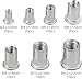 110PCS Manual Rivet Nut Tool Set Ergonomic -Hand Riveting with Cr-V Alloy Steel Build Multi-Spec Nuts for DIY Repair Modification Organized Storage Case