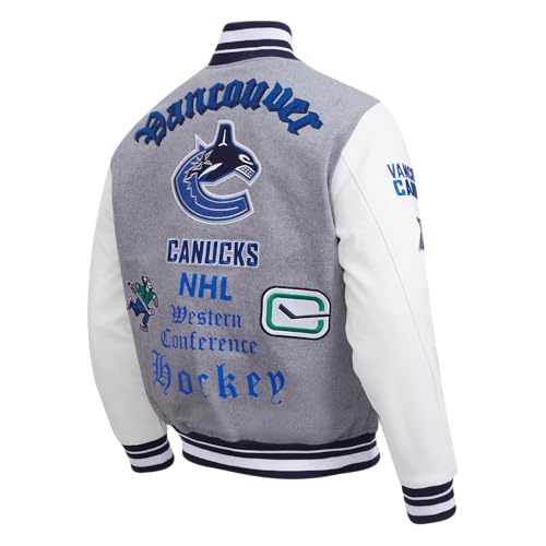 Image of Pro Standard Mens NHL Old English Varsity Jacket