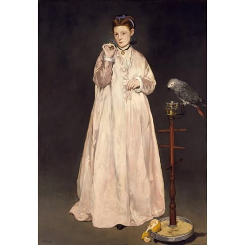 Toile Manet Jeune femme en 1822 pour habiller un grand mur vide de bureau