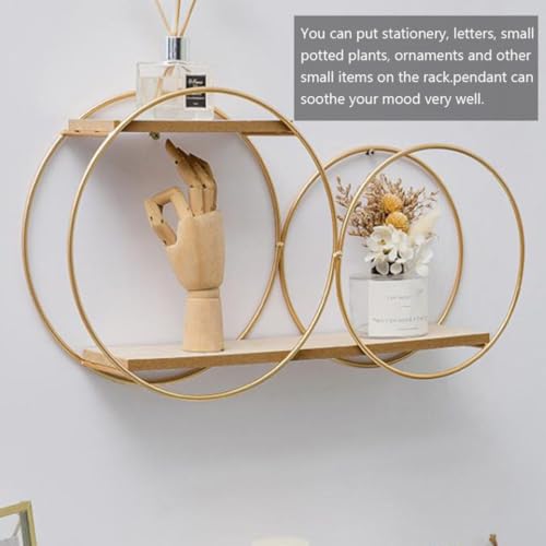 Étagère de rangement suspendue en métal pour soigner son décor