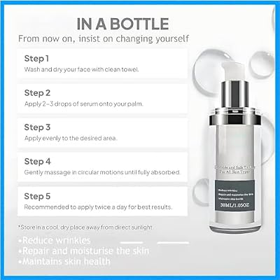 Face Moisturizer.Stock Solution Facial Serum.Aging Serum for FaceTrial Package 1 Bottlelt can only lighten hne lines.