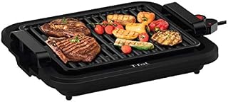 T-fal TG403D52 Compact Smokeless Indoor Sear Capability, Electric Grill, 4 Servings, Black