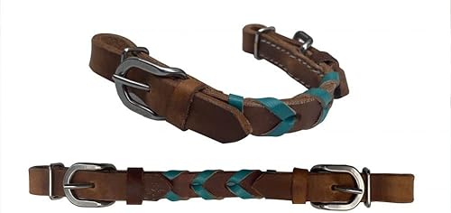 Showman Correa trenzada de cuero de vaca argentina