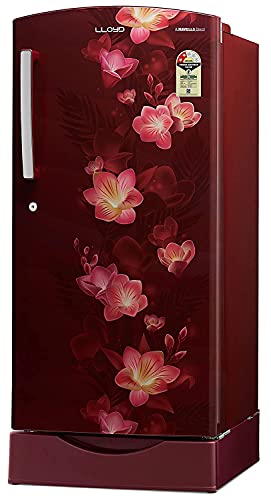 Image of Lloyd 200 L 2 Star Direct Cool One Door Refrigerator (GLDC212SGWS2PB, Gardenia Wine)