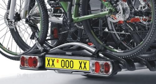 (PUBLI 2000) TARGA REPLICA POSTERIORE PER PORTABICI IN ALLUMINIO COMPOSITO - COMUNICA IL NUMERO DI TARGA A: publi2000@libero.it - 3282918072