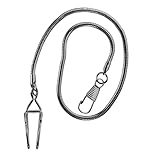 VALICLUD Catena Per Orologio Da Tasca in Lega Metal Nera Serpente Resistente e Multifunzionale Adatta Orologi Da Taschino Jeans e Gilet Pratica Ottimale