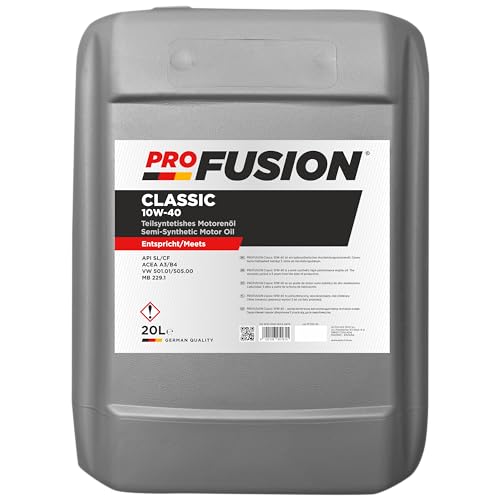 ProFusion Aceite para Motores Gasolina y Diésel - Lubricante para Coche 10w40 20L