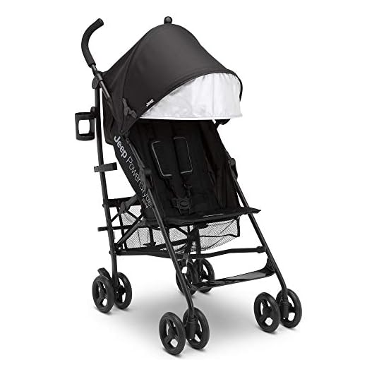 Best umbrella strollers for long babies Jeep PowerGlyde Plus Stroller