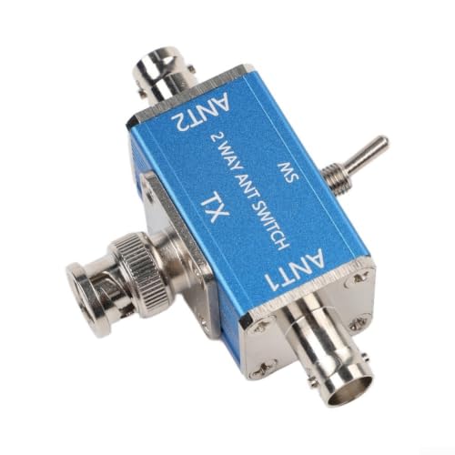 Interruptor coaxial BNC de metal resistente selector de antena de 2 vías CB HAM premium 3