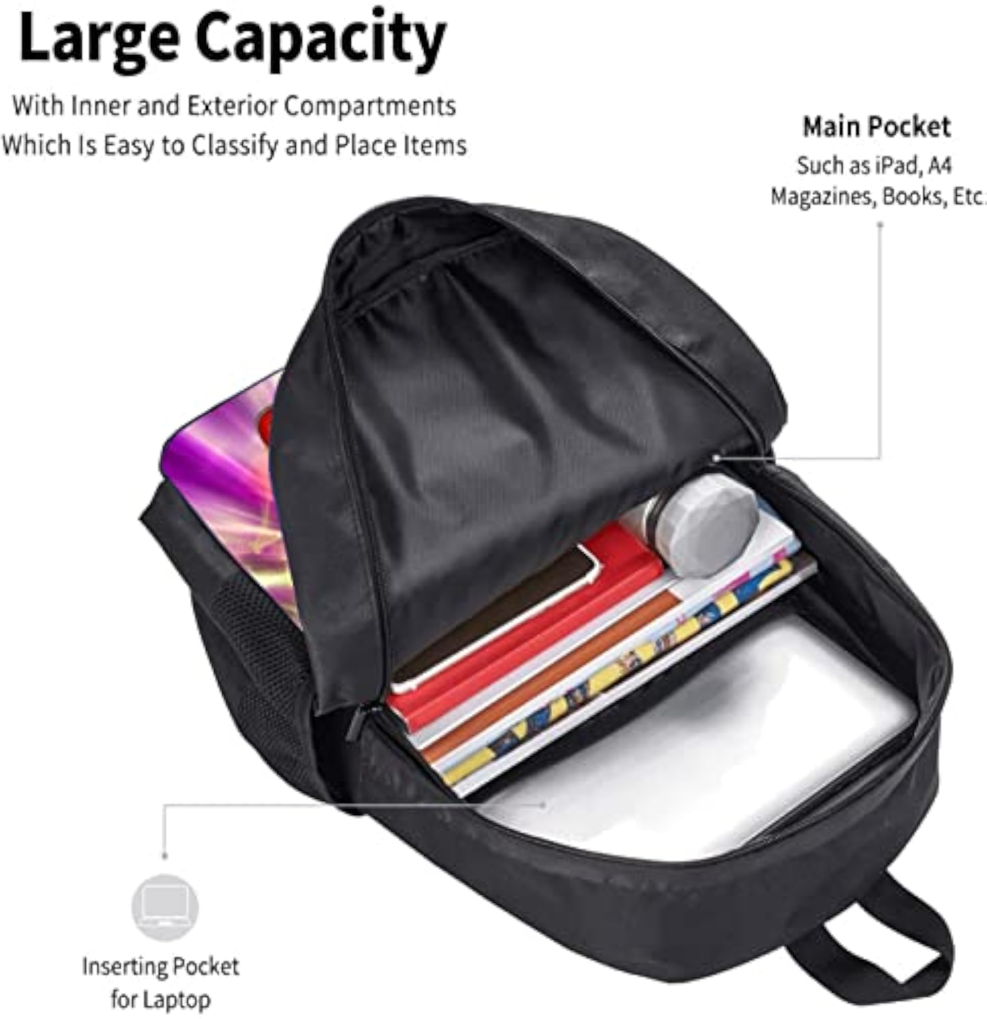 HedgeHog Cartoon Backpack for Teens