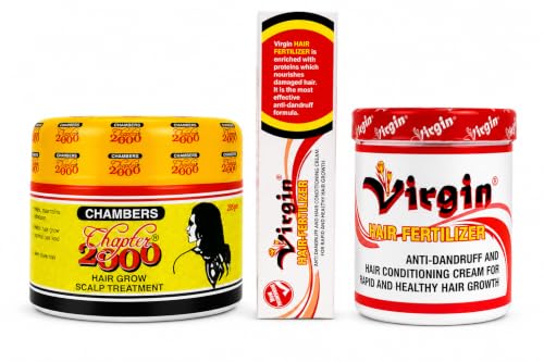 Chapter 2000 & Virgin Hair Care Bundle – 3 Piece Hair Care Set image 2