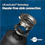 InSinkErator Garbage Disposal, Badger 5, 1/2 HP Continuous Feed Garburator