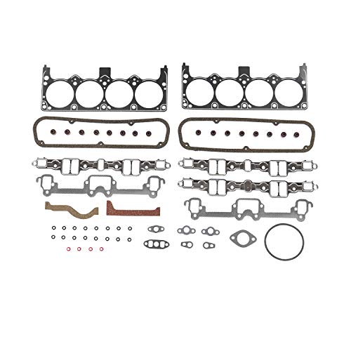 DNJ HGS1155 Graphite Cylinder Head Gasket Set for 1990-1990 Dodge B150, B250, B350 5.2L V8 16V OHV 5211cc