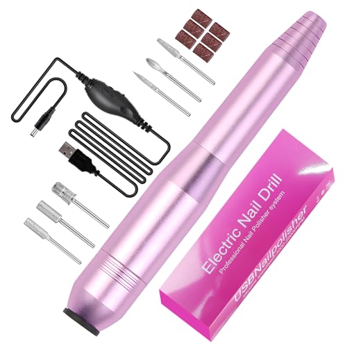 Trapano per Unghie Elettrico - E-File Portatile 20000 RPM per Unghie in Gel e Acriliche, Regalo di Manicure Perfetto per Donne e Ragazze