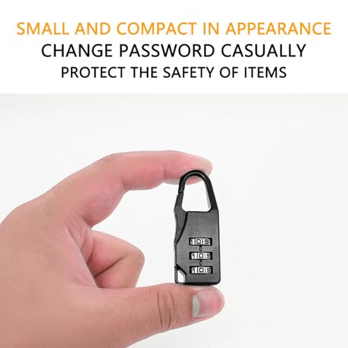 Code Door Lock, 10 PCS Metal Compact and Small Buckle Lock Hook Reset Password Durable and Sturdy Door Lock with Code,Tool-Free Installation Multi-Scenario Applicable Cabinet Locks for Home Toolbox - image 3