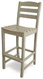 POLYWOOD TD102SA La Casa Café Bar Side Chair, Sand